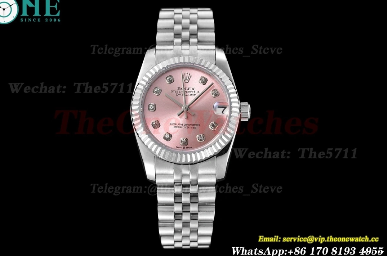 Datejust 278274 Dia GDF MY8215 SS SS Pink 31mm 0329